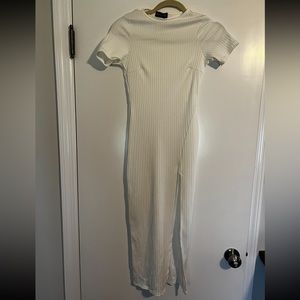 Pretty Little Thing white dress